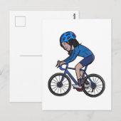 Carte Postale Kamala Harris Bike (Devant / Derrière)