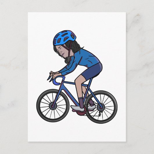Carte Postale Kamala Harris Bike (Devant)