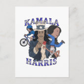 Carte Postale Kamala Harris Bootleg Rap (Devant)
