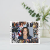 Carte postale Kamala Harris Collage (Debout devant)