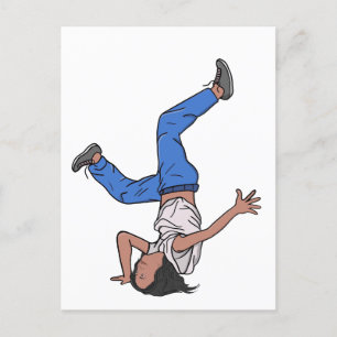 Carte Postale Kamala Harris Cool Breakdance
