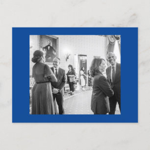 Carte Postale Kamala Harris et Barack Obama
