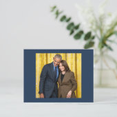 Carte Postale Kamala Harris et Barack Obama (Debout devant)