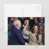 Carte Postale Kamala Harris et Tim Walz (Devant / Derrière)