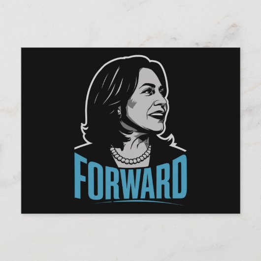 Carte Postale Kamala Harris Forward (Devant)