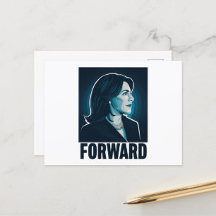 Carte Postale Kamala Harris Forward Élection Présidentielle 2024