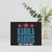 Carte Postale Kamala Harris Si Vous Avez Quelque Chose À Dire (Debout devant)