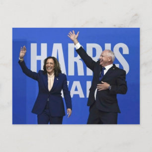 Carte Postale Kamala Harris Tim Walz