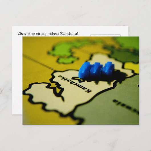 Carte Postale Kamchatka en danger (Devant / Derrière)