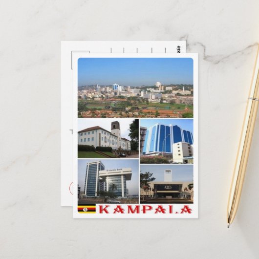 Carte Postale Kampala - Mosaic - Ouganda - (Devant/Arrière en situation)