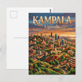 Carte Postale Kampala Sept Collines Ouganda (Devant / Derrière)