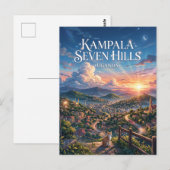 Carte Postale Kampala Sept Collines Ouganda (Devant / Derrière)