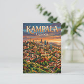 Carte Postale Kampala Seven Hills Uganda (Debout devant)