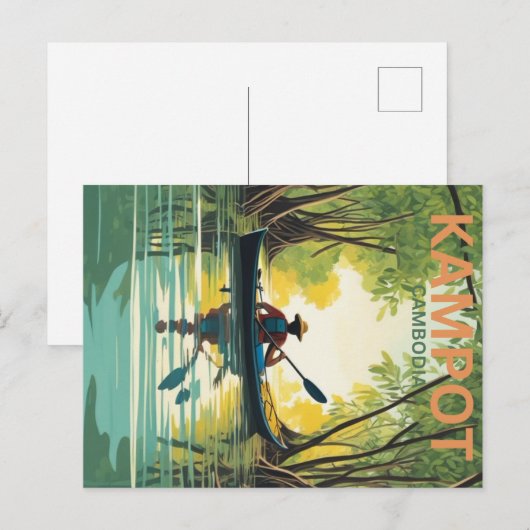 Carte postale Kampot (Devant / Derrière)