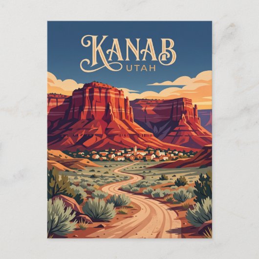 Carte Postale Kanab États-Unis (Devant)
