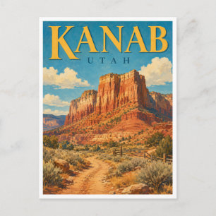 Carte Postale Kanab Utah Red Cliffs GeoSaga