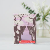 Carte Postale Kanazawa, Japan Blossom (Debout devant)