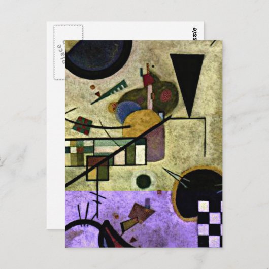 Carte Postale Kandinsky (Devant / Derrière)