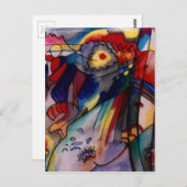 Carte Postale Kandinsky 1913 Peinture Abstraite (Devant / Derrière)