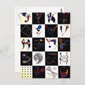 Carte Postale Kandinsky - 4x5=20 (Devant / Derrière)