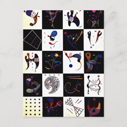 Carte Postale Kandinsky - 4x5=20 (Devant)