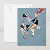 Carte Postale Kandinsky - A Floating Figure (Devant / Derrière)