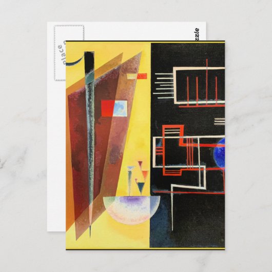 Carte Postale Kandinsky - Alliance intérieure (Devant / Derrière)