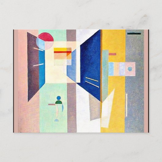 Carte Postale Kandinsky - Après La Droite - À Gauche (Devant)