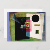 Carte Postale Kandinsky - Au repos (Devant / Derrière)