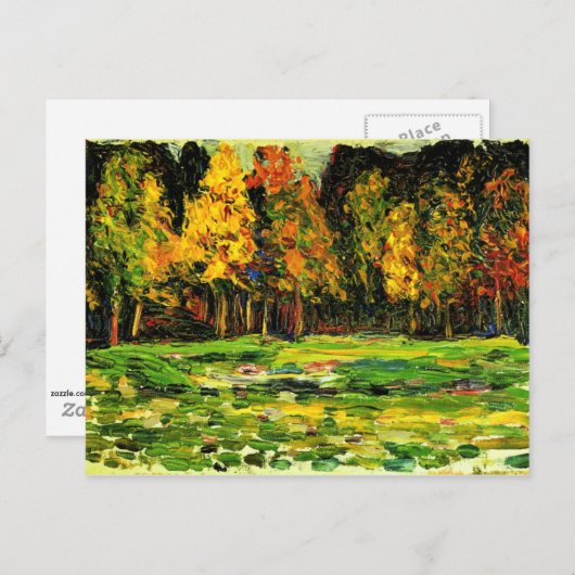 Carte Postale Kandinsky - Bordure de forêt  (Devant / Derrière)