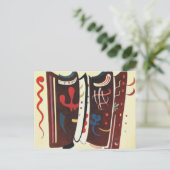 Carte Postale Kandinsky Brown avec Supplément Abstrait (Debout devant)