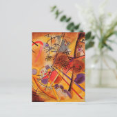 Carte Postale Kandinsky Brown jaune bleu rouge (Debout devant)