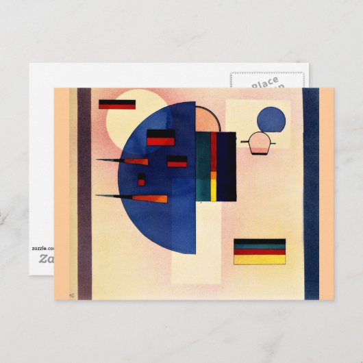 Carte Postale Kandinsky - Calmé (Devant / Derrière)