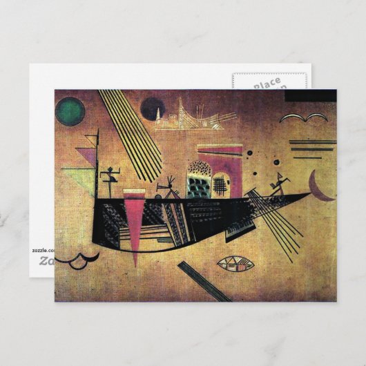 Carte Postale Kandinsky - Capricious (Devant / Derrière)