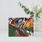 Carte Postale Kandinsky - Château de Murnau et église (Debout devant)