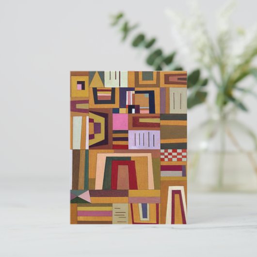 Carte Postale Kandinsky - Compensation Rose (Debout devant)