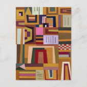 Carte Postale Kandinsky - Compensation Rose (Devant)