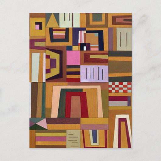 Carte Postale Kandinsky - Compensation Rose (Devant)