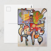 Carte Postale Kandinsky - Complex Simple, abstract artwork, (Devant / Derrière)
