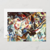 Carte Postale Kandinsky Composition Abstraite VI (Devant / Derrière)
