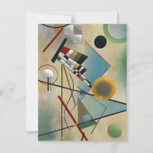 Carte Postale Kandinsky Composition Peinture Abstraite