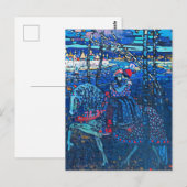 Carte Postale Kandinsky - Couple à cheval (Devant / Derrière)