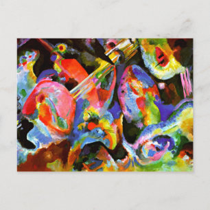 Carte Postale Kandinsky - Deluge D'Improvisation