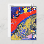 Carte Postale Kandinsky - Destin à Mur Rouge (Devant / Derrière)