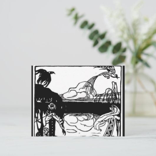 Carte Postale Kandinsky - Deux oiseaux (Debout devant)