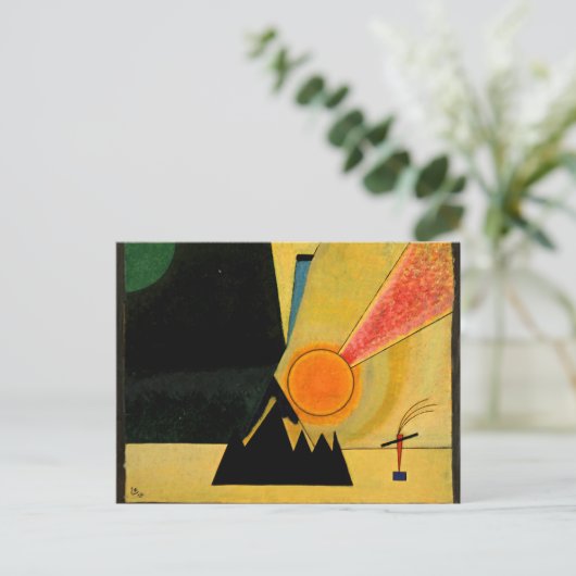 Carte Postale Kandinsky - Développement, peinture populaire, (Debout devant)