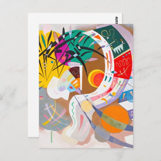 Carte postale Kandinsky Dominant Curve (Devant / Derrière)