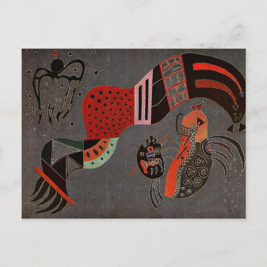 Carte Postale Kandinsky - Elan tempéré (Devant)