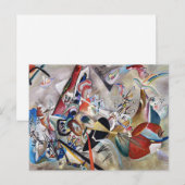 Carte postale Kandinsky En Gris (Devant / Derrière)