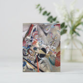Carte Postale Kandinsky En Gris Oeuvre Abstraite (Debout devant)